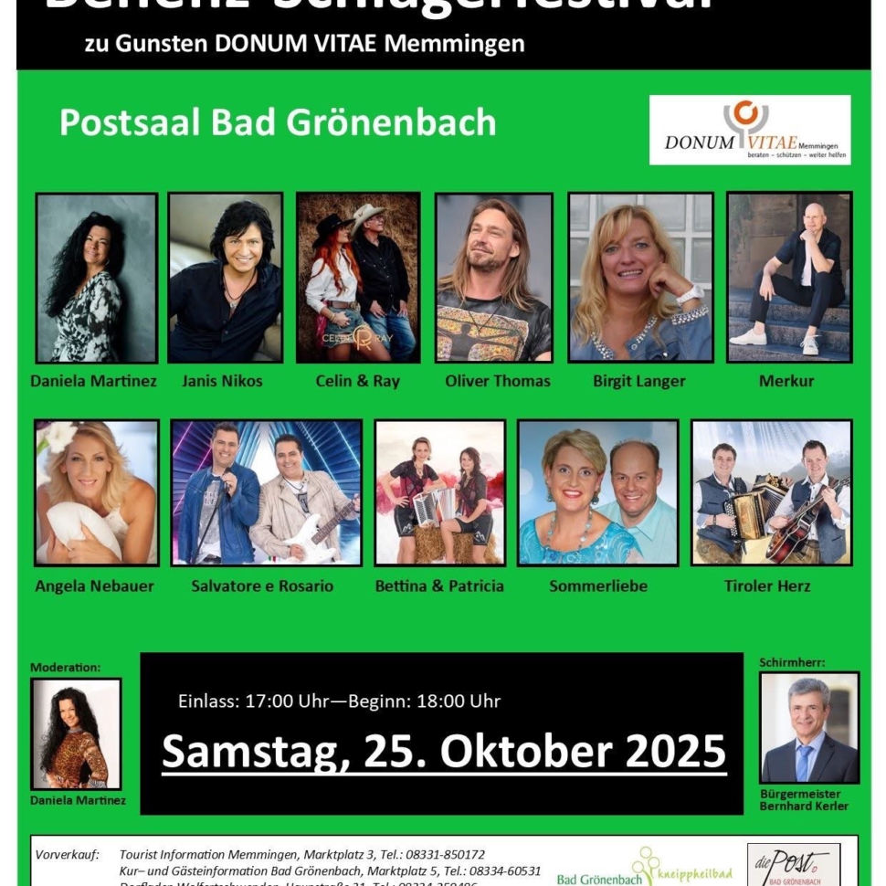 Benefiz Schlagerfestival 25.10.25